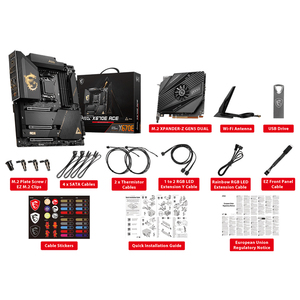 Scheda madre originale MSI MEG X670E ACE con presa AM5 memoria DDR5 da 128GB supporta processori Desktop AMD Ryzen serie 7000 - Product Image 5