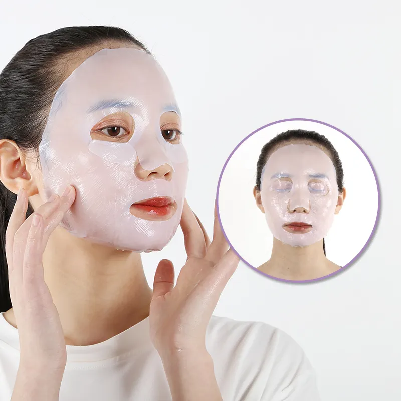 Hydratant hydrate anti-vieillissement produits de soins de la peau blanchissant gel bio cellulose visage masques faciaux