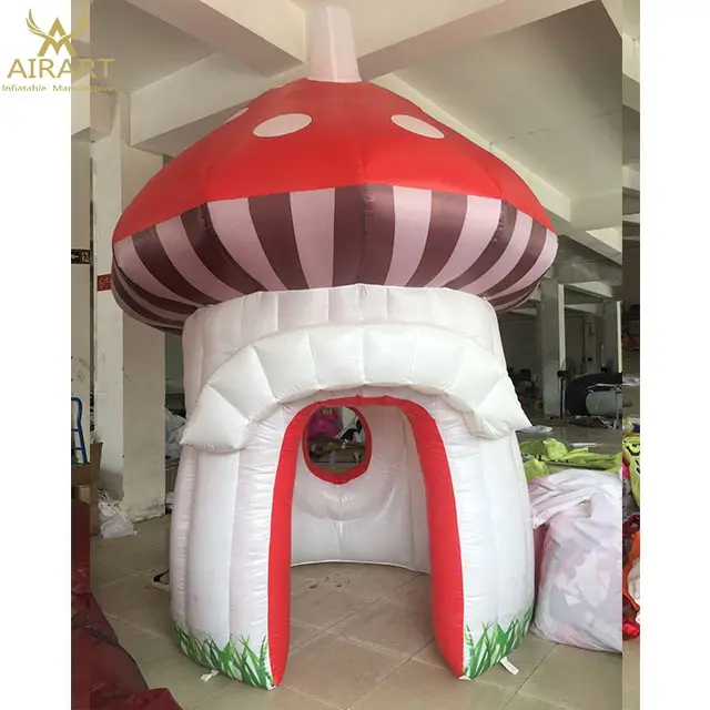 alice in wonderland inflatable mushrooms red mushroom blow up props tent for kids camping