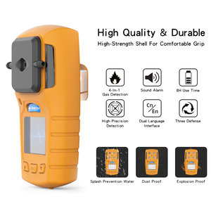 Safewill tedarik H2S <span class=keywords><strong>SO2</strong></span> taşınabilir çoklu gaz test cihazı yanıcı ve toksik gaz dedektörü taşınabilir gaz analizörü LED dijital ekran - Product Image 2