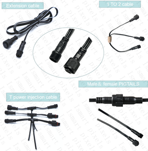 Modulo LED indirizzabile impermeabile IP65 30mm modulo led dmx dot rgb pixel LED con profilo in alluminio - Product Image 5