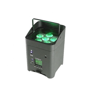 Özel düğün Uplight 6x18w RGBWA + UV 6 in 1 led par ışık DMX 512 uzaktan kumanda par ışık - Product Image 5