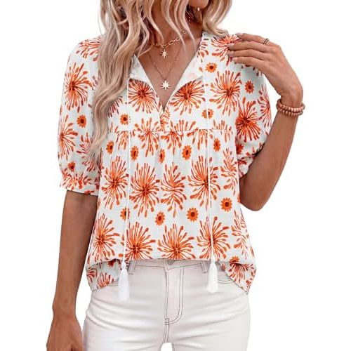 Floral Blanc Orange