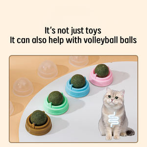 Suministros para mascotas al por mayor de alta calidad, accesorios para gatos, juguete de comida para gatos, juguetes de hierba gatera para gatos, Bola de menta, hierba gatera - Product Image 4