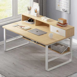 Best Selling Steel Wood Desktop <strong>Computer</strong> Table Study <strong>Desk</strong> Tables White <strong>Simple</strong> Modern <strong>Desk</strong> - Product Image 4