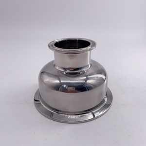三夹减速器连接器1.5 "2" 2.5 "3" 4 "SS304流量控制减速器管件偏心减速器