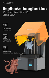 PioCreate C01 4K моно 6,6 ", 3D-принтер с ЖК-дисплеем, высокоточный Настольный MSLA для любителей и профессионалов - Product Image 3
