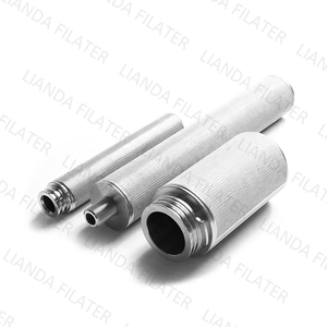 LIANDA <strong>Filter</strong> OD 63 mm SS904L 5 Micron <strong>Sintered</strong> Porous Metal <strong>Filter</strong> <strong>Cartridge</strong> - Process and Culinary <strong>Steam</strong> <strong>Filtration</strong>