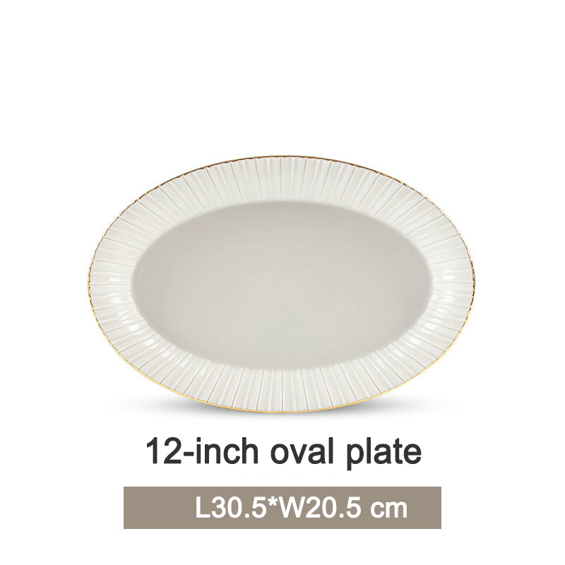 Placa oval 12-inch