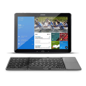 New <strong>Mini</strong> Wireless Three-folding Blue Tooth <strong>Keyboard</strong> Blue Tooth Wireless Folding with Touchpad BO33 Rechargeable Folding <strong>Keyboard</strong> - Product Image 5