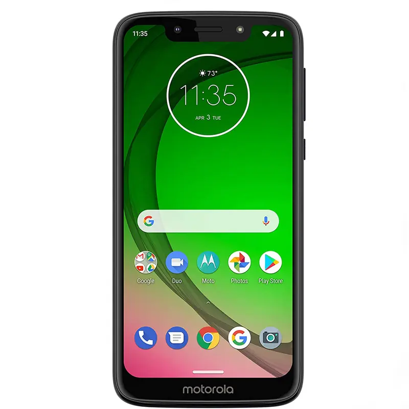 Para motorola moto G7 Play Black 32GB 2GB RAM Desbloqueado Android Smart Phone XT1952 1 telefone usado