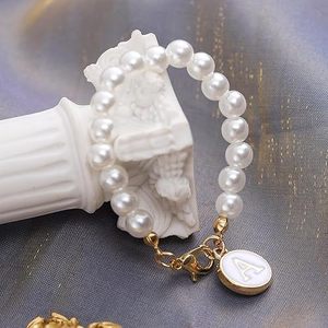 Accesorios de abalorios de letras de Copa Stanley, colgante de perla blanca con mango personalizado, accesorios de cadena de perlas, bolsa Pe - Product Image 6