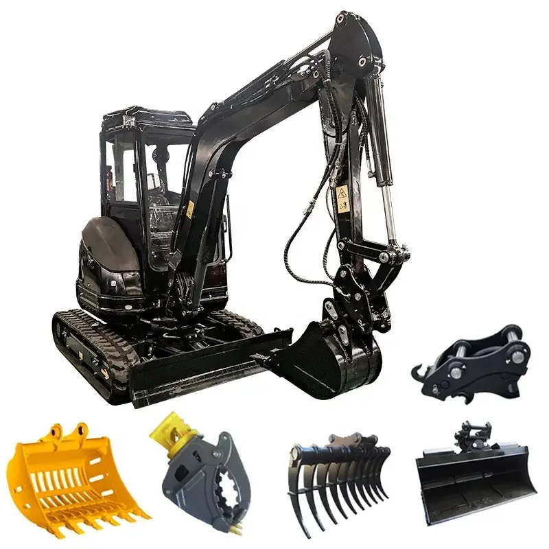 Envío gratis China nuevas mini excavadoras usadas Kubota/motor Yanmar pequeña excavadora micro excavadora 1 tonelada máquina precios para la venta