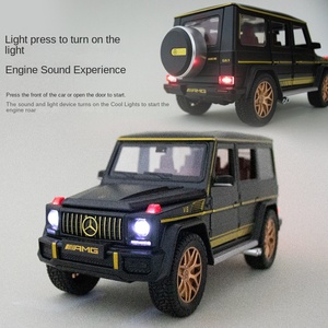 <strong>1</strong>:<strong>24</strong> G63 Shadow Wing Special Edition G63 Alloy <strong>Toy</strong> Six Door Remote Control Sound and Light Alloy Model Children's Gift - Product Image 3