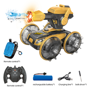 2025 New Trend 4CH <strong>RC</strong> Stunt Racing Car Toy Light-Up Water Gun Boat with 3-in-1 Gesture Sensing and 2.4G Remote Control - Product Image 4