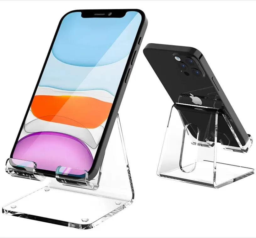 display cell phone acrylic Stand for shop and home use