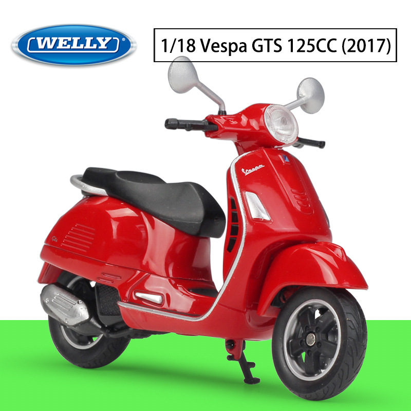 Vespa GTS 125cc rossa del 2017