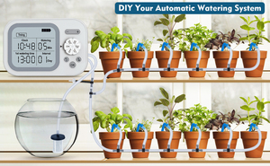 自动滴灌系统，用于花园室外/室内后院植物浇水套件最新的USB DIY定时器滴灌