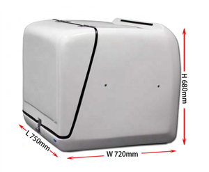 Büyük kapasiteli depolama kutuları için araba gövde kilidi açık ön ulaşım için - Product Image 5