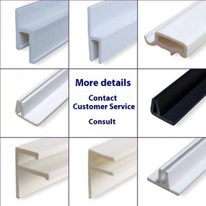 Özel PVC plastik salma H kodu gömülü kenar şerit ark yumuşak Film tavan LED ışık düz kod - Product Image 4