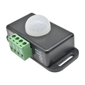 Sensor de movimiento infrarrojo PIR ajustable DC 12V ~ 24V PIR Sensor de movimiento del cuerpo humano Detector interruptor para tiras LED lámpara de iluminación - Product Image 4