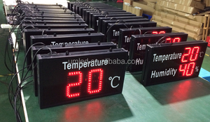 Pantalla Digital de señalización para interiores, termostato Digital, Sensor de temperatura, pantalla Lcd, pantalla Digital de 7 segmentos