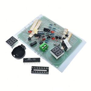 DIY <strong>Kits</strong> AT89C2051 Electronic Clock Digital Tube LED Display Suite Electronic Module Parts and Components DC 9V - 12V - Product Image 2