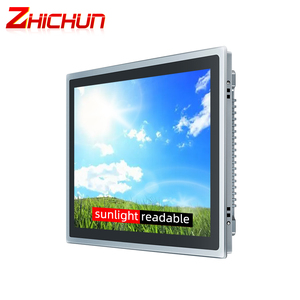 15 zoll lcd touchscreen pc-display außenbereich integrierter monitor hohe helligkeit touchscreen-monitor für ev-ladestation - Product Image 1
