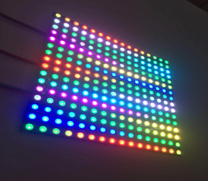 DC5V Гибкая RGB светодиодная Пиксельная панель 8*8 см 64 светодиоды 16*16 см 8*32 см 256 светодиоды WS2812B SK6812 SMD 5050 ws2812b матричная панель - Product Image 1