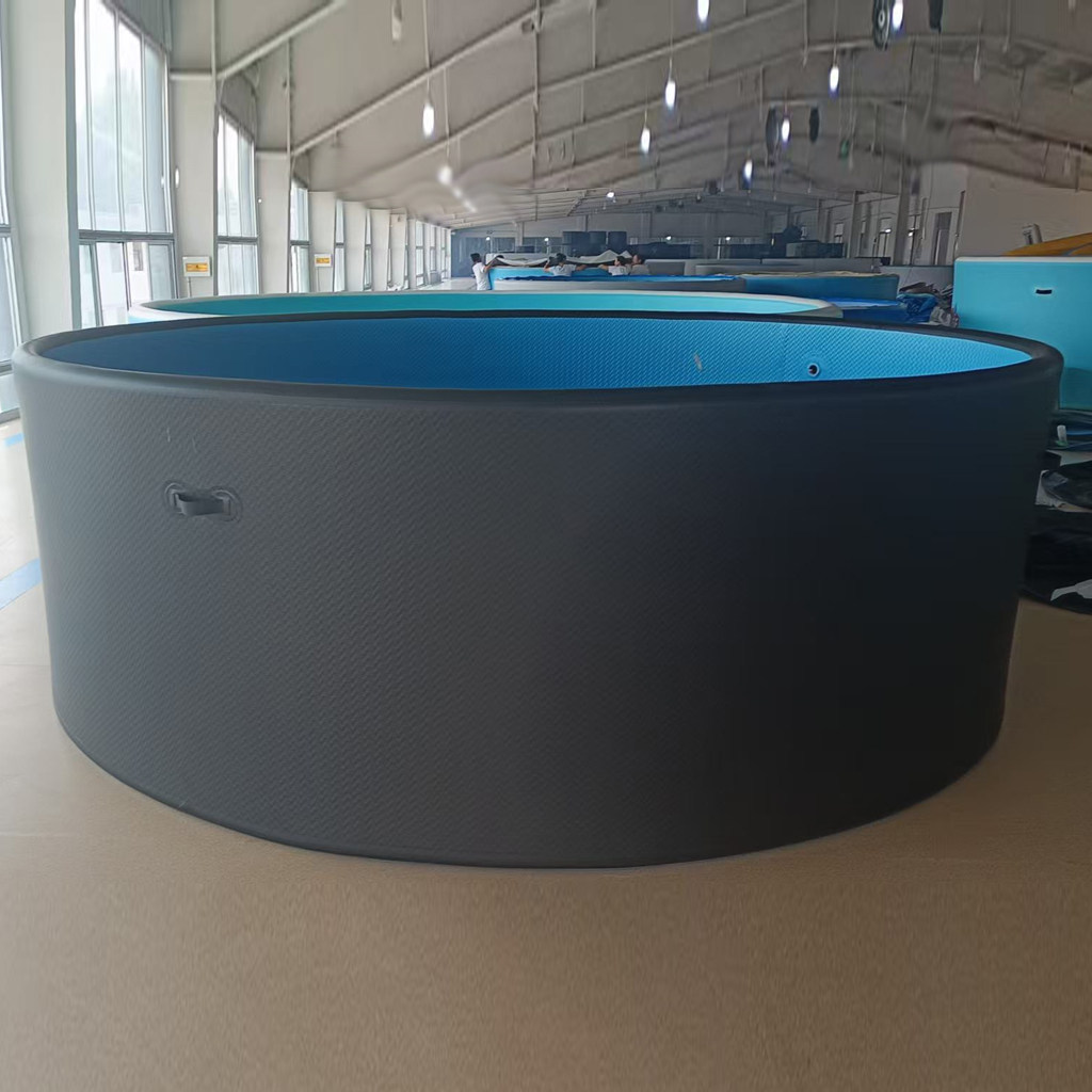 Noir bleu diamètre 2 mètres * hauteur 80 cm * épaisseur de paroi 8 cm