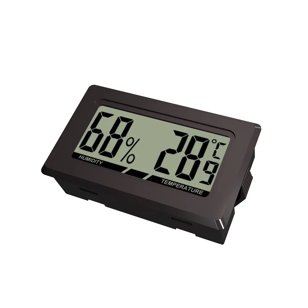 미니 임베디드 디지털 LCD 섭씨 화씨 온도계 센서 습도계 게이지 습도 수족관 냉장고