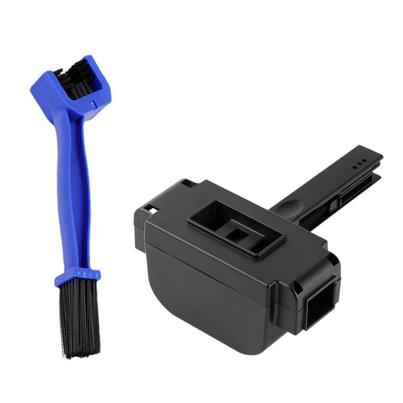 Limpiador de cadenas, cepillo para cadenas negro, azul