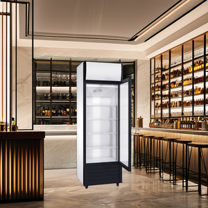 Commercial Upright Cooler <strong>400L</strong> Single Door Vertical Beer Refrigerator with Direct Cooling Adjustable Shelf PEPSI Display <strong>Chiller</strong> - Product Image 1