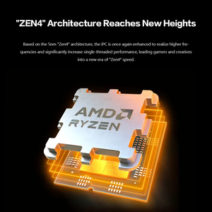AMDs neuer Ryzen5 7600X CPU-Prozessor für Desktop-Computer PC 6 Kerne 12 Thread AM5-Schnittstelle neue Box-/Tray-CPU - Product Image 3
