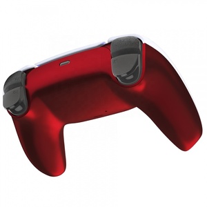 Extremerate แผ่นหุ้มตัวควบคุมสีแดงเข้มสำหรับเกมแพด PS5
