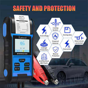 BAT-560 New Type Car Battery <strong>Tester</strong> <strong>Fast</strong> Testing 40-3000CCA 12V Battery <strong>Tester</strong> With Printer - Product Image 5