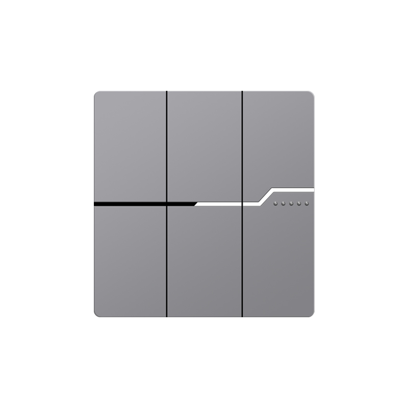 3 gang 1/2 way-gray
