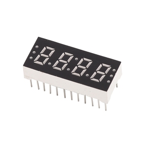 Jstronic จอแสดงผล LED 4หลัก7ส่วนจอแสดงผล LED 0.3นิ้วสี่เจ็ดส่วน