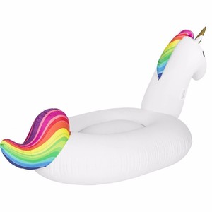 HOT Riesige Größe 270*120cm Regenbogen Einhorn Aufblasbare <span class=keywords><strong>Float</strong></span> Row Raft Lounge für Familien Erwachsene Fabrik Großhandel direkt