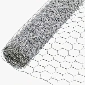 1/2 "verzinktes Stahldraht geflecht Zaunnetz Sechseckiges Draht geflecht für Paneel zaun Verzinktes Twisted Mesh Dekorativ gewebt - Product Image 1