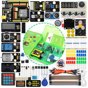 Keyestudio ESP-32 IOT öğrenme kiti testleri eğlenceli programlama proje kodlama kiti ESP 32 WROOM Wi-Fi Starter Kit Arduino için 0 - Product Image 2