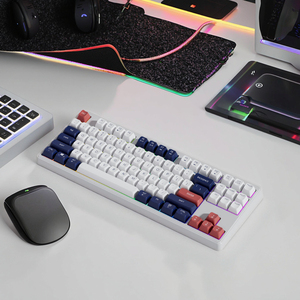 Teclado Gaming RGB personalizable de 87 teclas Sensación mecánica 2.4G Capacidad de batería ajustable Diseño ergonómico Ordenado - Product Image 5
