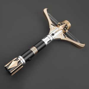 Sabers Xeno3.0 Pixel Premium Crossguard Lightsaber, yetişkinler için 34 yazı tipi filmde Jedi Master Stellan Gios tarafından kullanılır. - Product Image 3