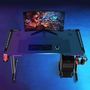 Dropshipping Ấn Độ mua máy tính bảng đua bàn LED RGB PC Máy tính chơi Game bàn với chuột <span class=keywords><strong>Pad</strong></span> cốc chủ headphone Hook - Product Image 3