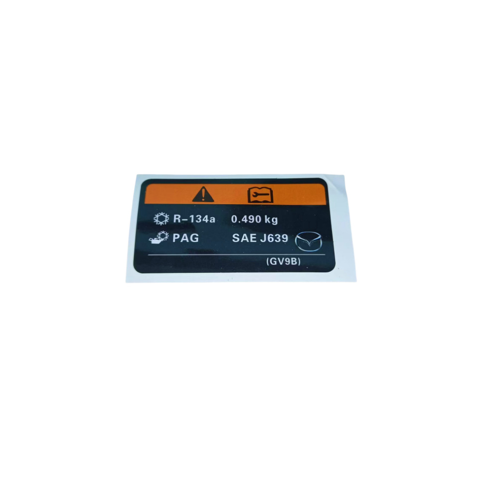 Autocollant d'avertissement de climatiseur KD45-61-439