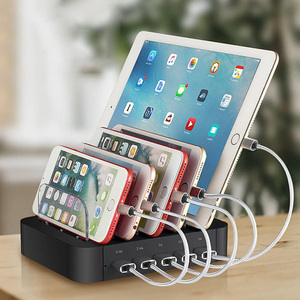 Akıllı telefon için ab AU abd fişi ile 2.4A 5 Port cep telefonu şarj uygun şarj - Product Image 2