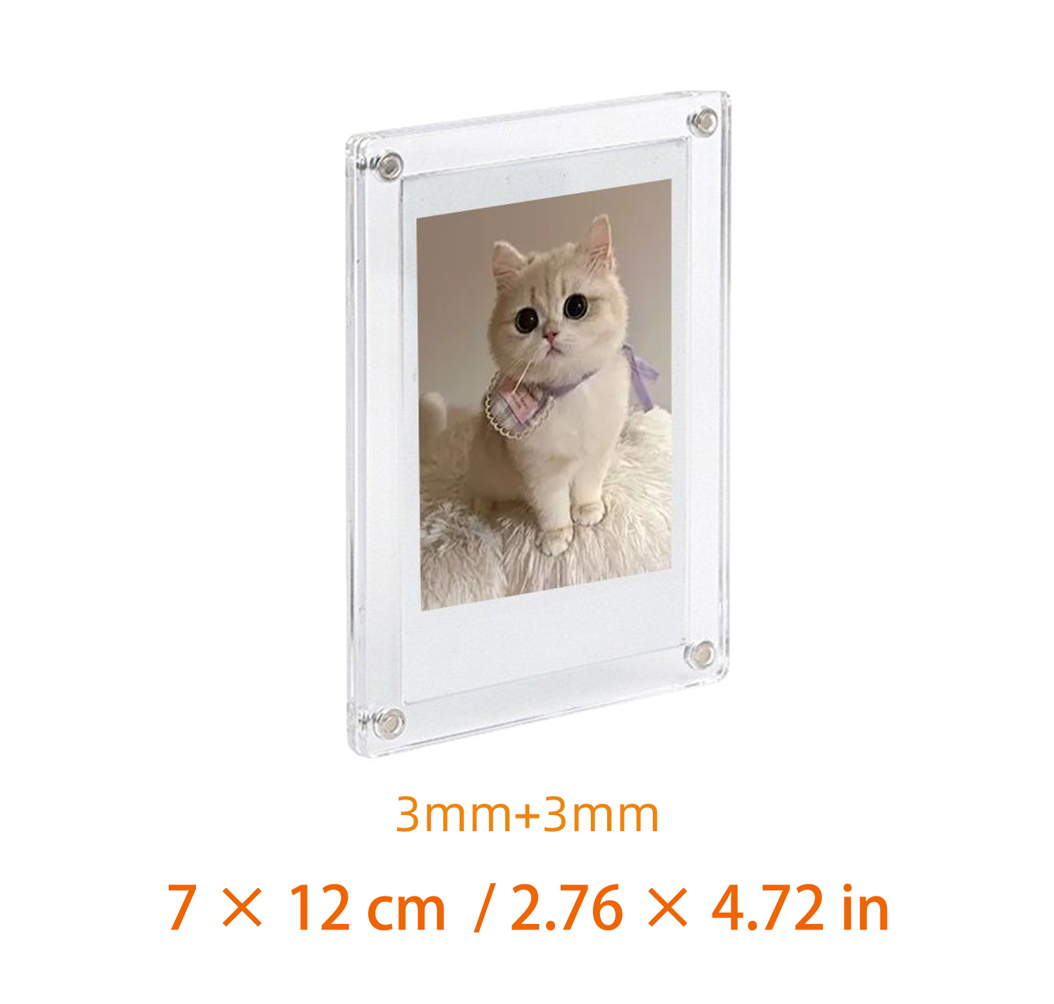 7x12cm transparent