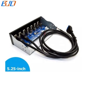 5.25&quot; CD-Drive Desktop Front Panel With 2 USB3.0 + 4 USB2.0 + BC 1.2 Quick Changer for PC <strong>Computer</strong> Case - Product Image 5