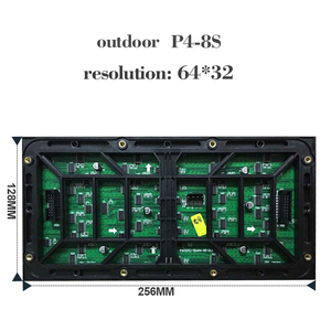 * 128 Mm yama 2121 P4 LED modülü yüksek yenileme tabela için Led modülleri açık P4 P5 P6 P7.62 P10 P16 tam renkli 256 özelleştirilmiş - Product Image 6