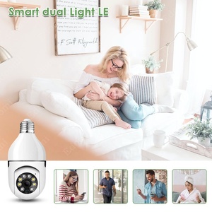 Sistema di sicurezza domestica intelligente luci Wireless visione notturna a 360 gradi sorveglianza vista remota telecamera con lampadina WIFI di sicurezza CCTV - Product Image 3